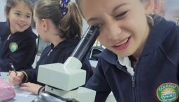 En el Laboratorio de Ciencias
